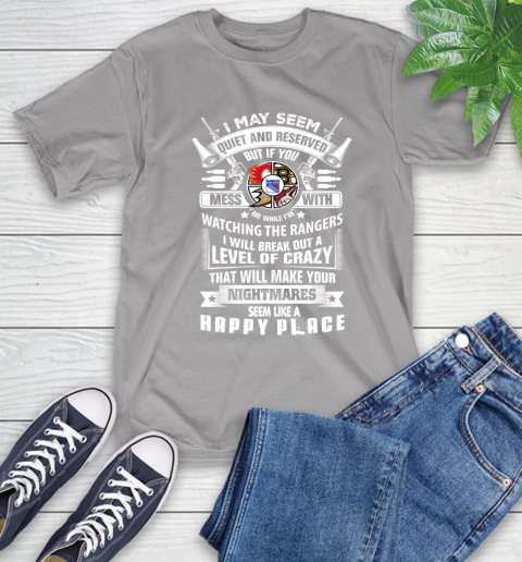 New York Rangers NHL Hockey Don't Mess With Me While I'm Watching My Team Sports T-Shirt 6