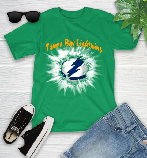 Tampa Bay Lightning NHL Hockey Adoring Fan Rip Sports Youth T-Shirt 8