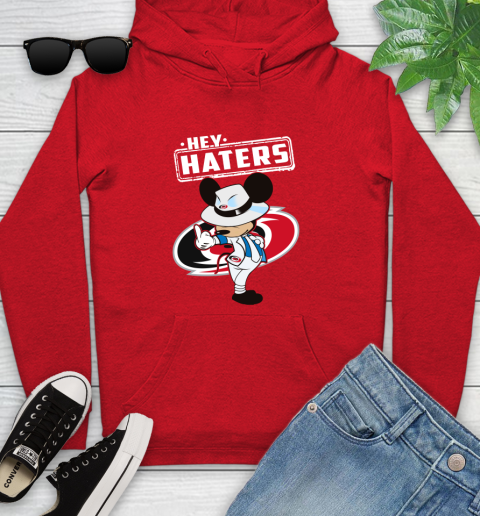 NHL Hey Haters Mickey Hockey Sports Carolina Hurricanes Youth Hoodie 12