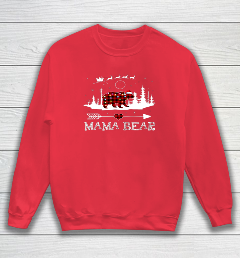 Mama bear sweatshirt plaid clearance