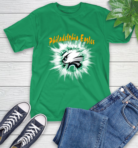 Philadelphia Eagles NFL Football Adoring Fan Rip Sports T-Shirt 7