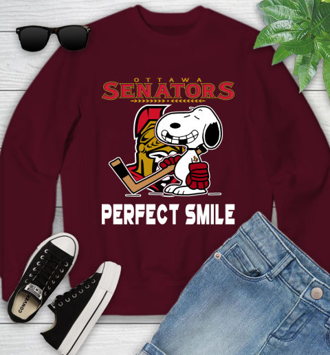 NHL New York Rangers Snoopy Perfect Smile The Peanuts Movie Hockey T Shirt Youth Sweatshirt 4