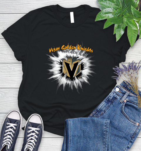Vegas Golden Knights NHL Hockey Adoring Fan Rip Sports Women's T-Shirt