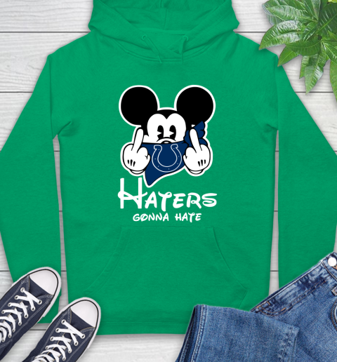 NFL Indianapolis Colts Haters Gonna Hate Mickey Mouse Disney Football T Shirt Hoodie 8