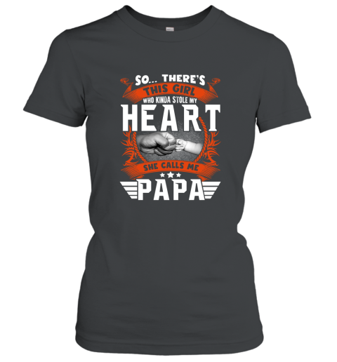 She Calls Me Papa Father Daughter Shirts Women T-Shirt