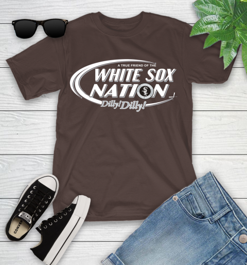 MLB A True Friend Of The Chicago White Sox Dilly Dilly Baseball Sports Youth T-Shirt 7