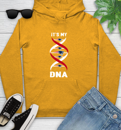 New England Patriots NFL Football It's My DNA Sports Youth Hoodie 2
