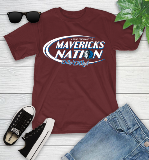 NBA A True Friend Of The Dallas Mavericks Dilly Dilly Basketball Sports Youth T-Shirt 14