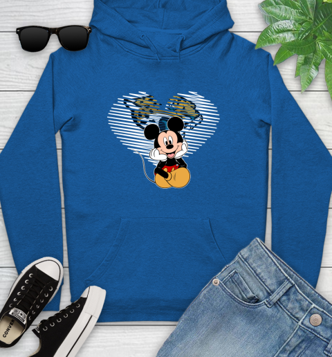 NFL Jacksonville Jaguars The Heart Mickey Mouse Disney Football T Shirt_000 Youth Hoodie 11