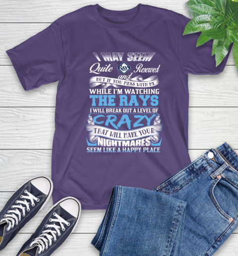 Tampa Bay Rays MLB Baseball Don't Mess With Me While I'm Watching My Team T-Shirt 5