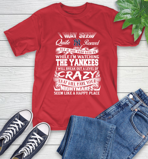 New York Yankees MLB Baseball Don't Mess With Me While I'm Watching My Team T-Shirt 11
