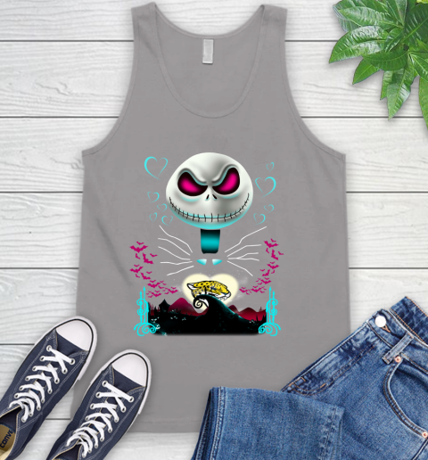 NFL Jacksonville Jaguars Jack Skellington Sally The Nightmare Before Christmas Football Tank Top 3