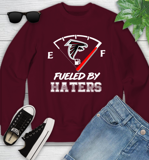 Atlanta Falcons NFL Football Fueled By Haters Sports Youth Sweatshirt 4