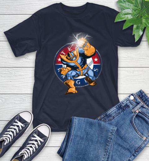 Texas Rangers MLB Baseball Thanos Avengers Infinity War Marvel T-Shirt 3