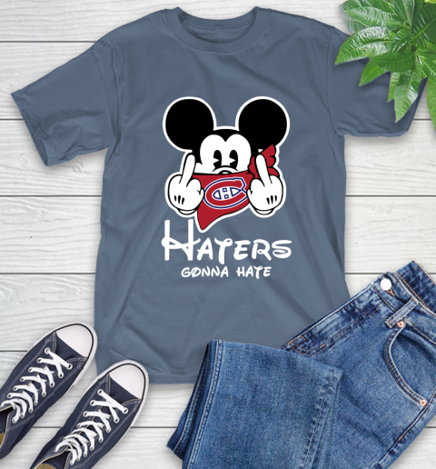NHL Montreal Canadiens Haters Gonna Hate Mickey Mouse Disney Hockey T Shirt T-Shirt 8