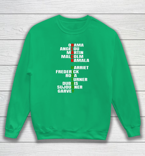 Obama Angelou Inspirational African Black History Month Sweatshirt 4