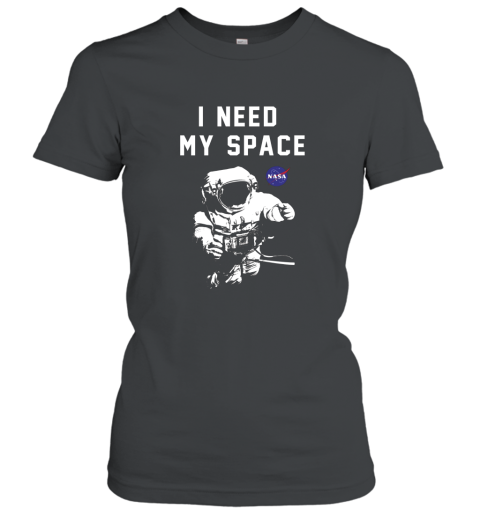 NASA I Need My Space Faded Astronaut Graphic T Shirt Women T-Shirt