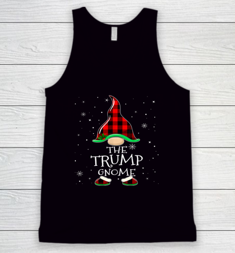 Trump Gnome Matching Family Group Christmas Party Pajama Tank Top