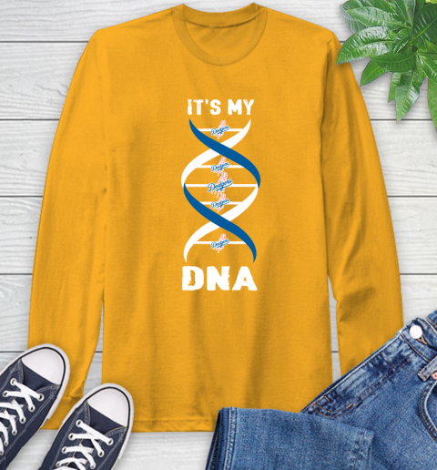 Los Angeles Dodgers MLB Baseball It's My DNA Sports Long Sleeve T-Shirt 2