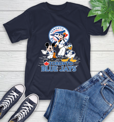 MLB Toronto Blue Jays Mickey Mouse Donald Duck Goofy Baseball T Shirt T-Shirt 3