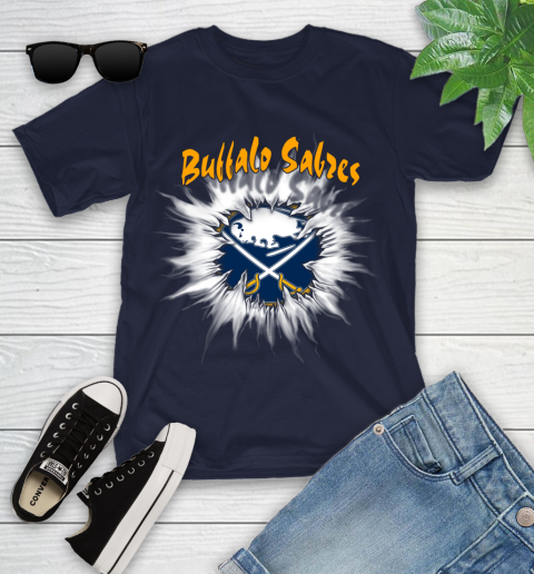 Buffalo Sabres NHL Hockey Adoring Fan Rip Sports Youth T-Shirt 2
