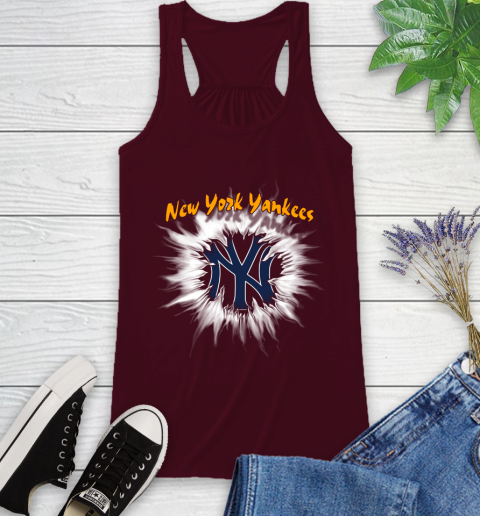 New York Yankees MLB Baseball Adoring Fan Rip Sports Racerback Tank 2