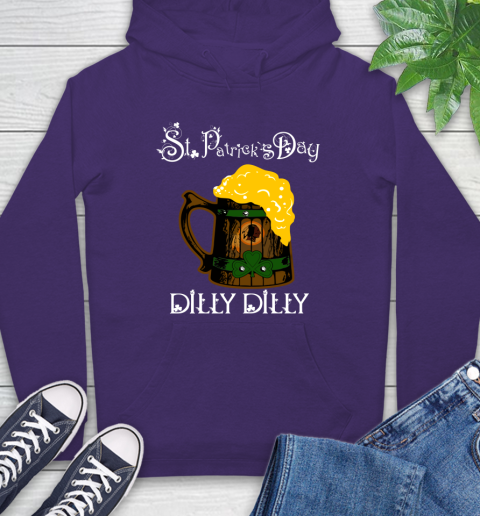 NFL Washington Redskins St Patrick's Day Dilly Dilly Beer Football Sports Hoodie 5