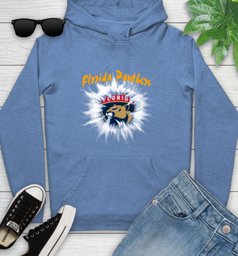Florida Panthers NHL Hockey Adoring Fan Rip Sports Youth Hoodie 13