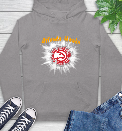 Atlanta Hawks NBA Basketball Rip Sports Hoodie 6