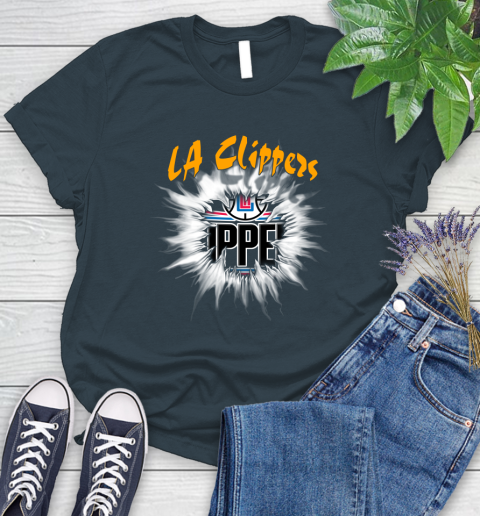 LA Clippers NBA Basketball Rip Sports Women's T-Shirt 11
