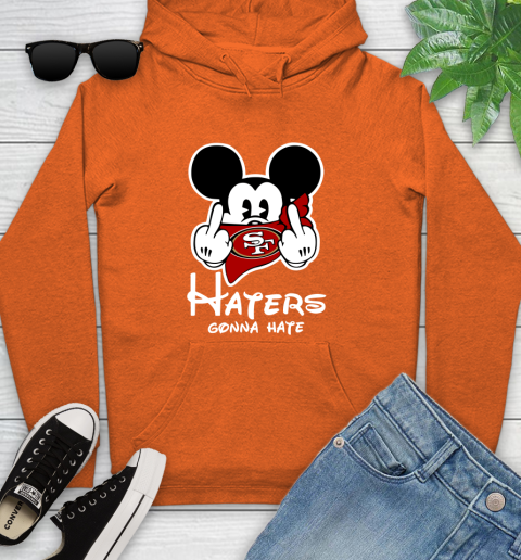 NFL San Francisco 49ers Haters Gonna Hate Mickey Mouse Disney Football T Shirt_000 Youth Hoodie 4