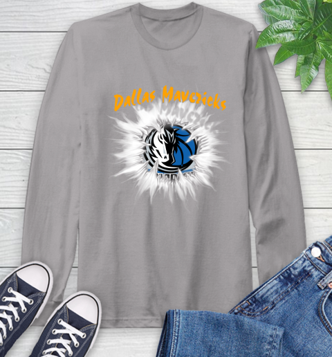 Dallas Mavericks NBA Basketball Rip Sports Long Sleeve T-Shirt 6
