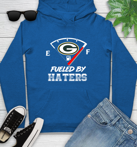 Green Bay Packers NFL Football Fueled By Haters Sports Youth Hoodie 11