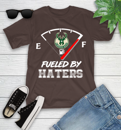 Milwaukee Bucks NBA Basketball Fueled By Haters Sports Youth T-Shirt - Image 8