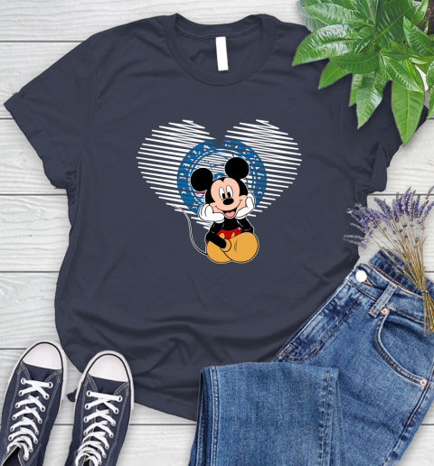 NBA Philadelphia 76ers The Heart Mickey Mouse Disney Basketball Women's T-Shirt 14