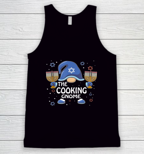 Funny The Cooking Gnome Hanukkah Matching Family Pajama Tank Top