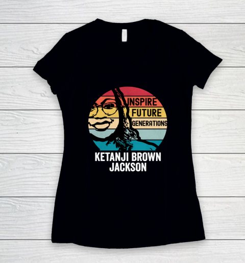 Ketanji Brown Jackson Shirt Supreme Court KBJ Women's V-Neck T-Shirt