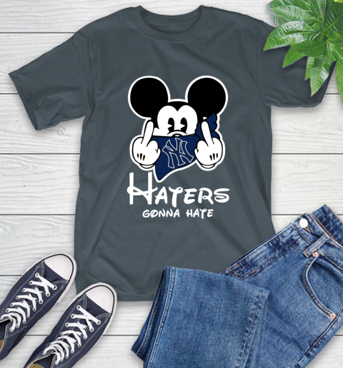 MLB New York Yankees Haters Gonna Hate Mickey Mouse Disney Baseball T Shirt_000 T-Shirt 10