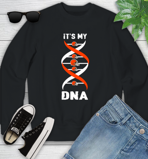 Cleveland Browns NFL Football It's My DNA Sports Youth Sweatshirt