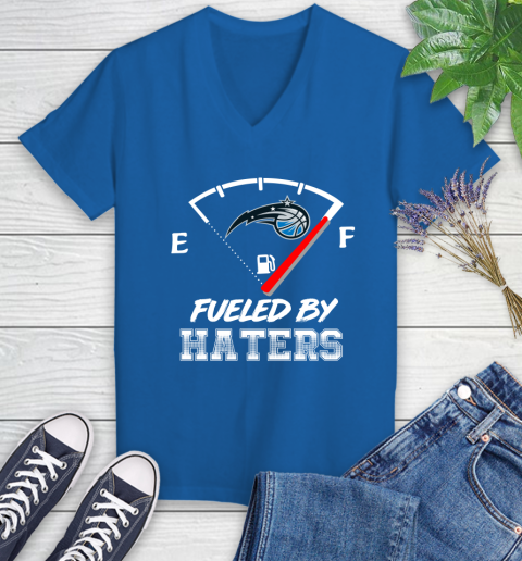 Orlando Magic NBA Basketball Fueled By Haters Sports Women's V-Neck T-Shirt 10