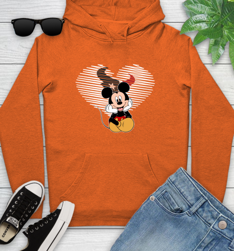 NFL Houston Texans The Heart Mickey Mouse Disney Football T Shirt_000 Youth Hoodie 4