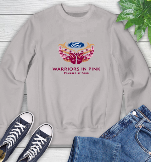 Ford cares warriors in pink Sweatshirt 9