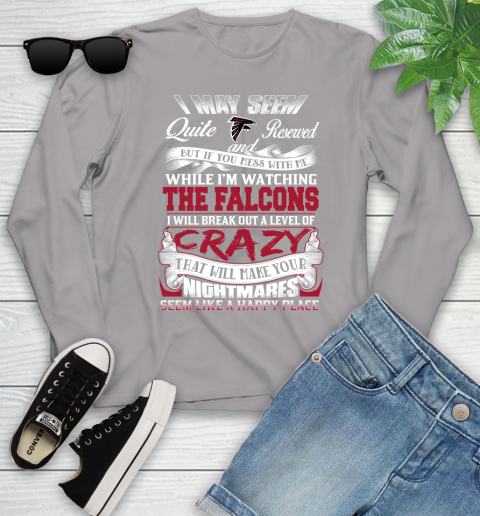 Atlanta Falcons NFL Football Don't Mess With Me While I'm Watching My Team Youth Long Sleeve 5