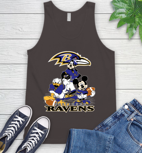 NFL Baltimore Ravens Mickey Mouse Donald Duck Goofy Football Shirt Tank Top 6
