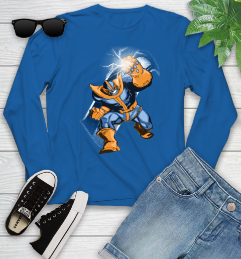 Seattle Seahawks NFL Football Thanos Avengers Infinity War Marvel Youth Long Sleeve 10