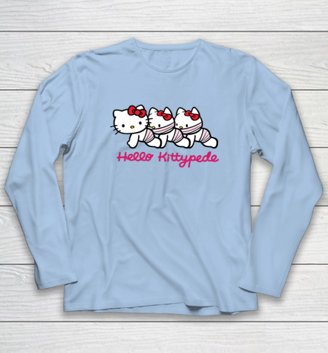 Hello Kittypede The Human Centipede Long Sleeve T-Shirt - Image 6