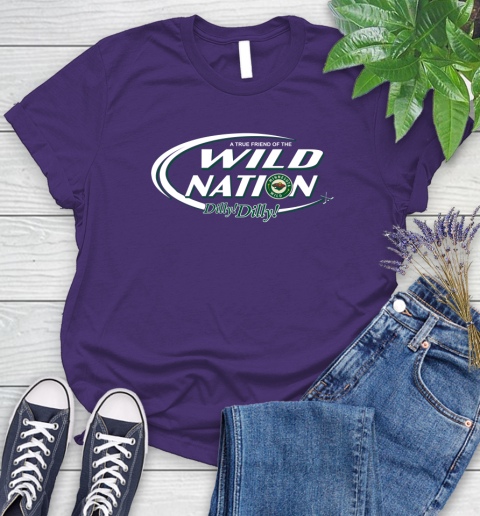 NHL A True Friend Of The Minnesota Wild Dilly Dilly Hockey Sports Women's T-Shirt 4