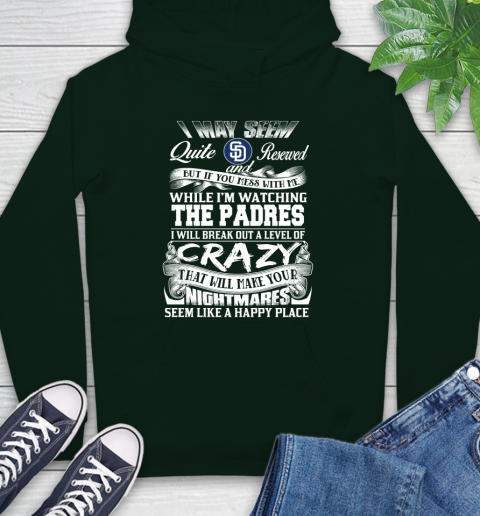 San Diego Padres MLB Baseball Don't Mess With Me While I'm Watching My Team Hoodie 12