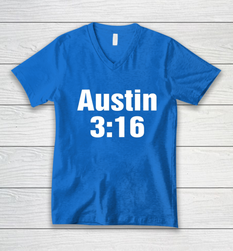 Austin 3 16 Shirt Stone Cold Steve Austin WWE (Print On Font And Back) T- Shirt