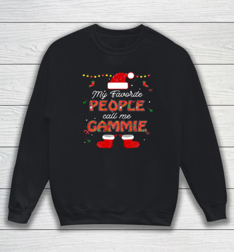 My Favorite People Call Me Gammie Thanksgiving Christmas Sweatshirt